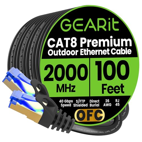 GEARit Cat8 Outdoor (100ft)
