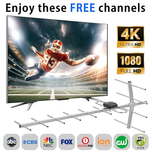 Outdoor Digital HDTV Antenna,Antennas for TV Support Attic or Roof Mount - image 7