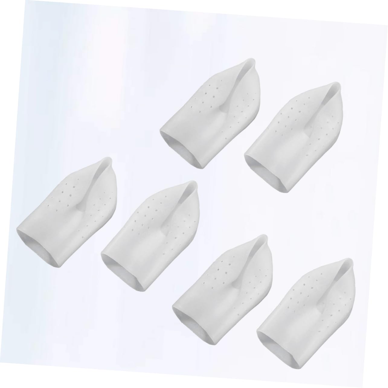 COLLBATH Protective Ankle Sleeve Heel Covers 3 Pack of Silicone Heel Socks for Blisters Cracked Heels Breathable for -Day Wear