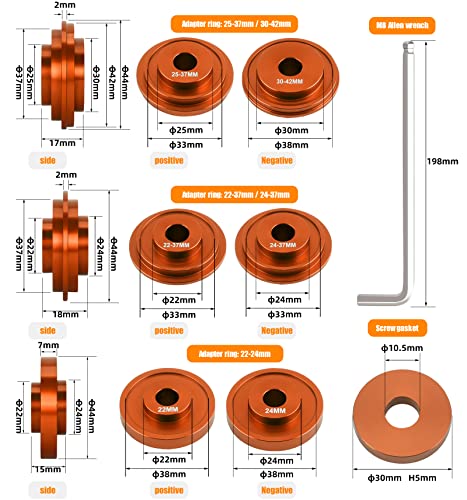 OugeWood Bicycle Bottom Bracket Install and Removal Tool Kit, Bearing Press Tool,Bike Bottom Bracket Remover,Suitable for BB86/BB30/BB91/BB92 and More
