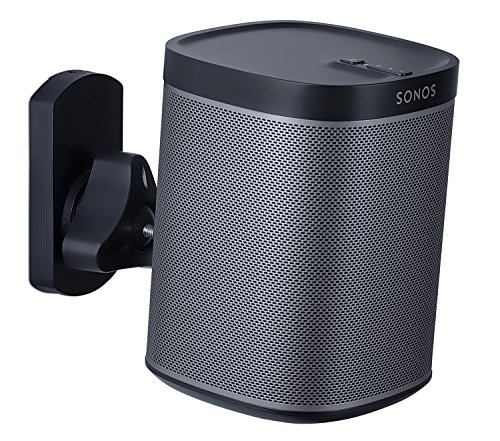 play 1 bracket - Mount-It! SONOS Speaker Mount Wall Bracket for SONOS Play:1 and SONOS Play:3 Tilt/Swivel Adjustable, Black 22 Lbs Capacity MI-SP08 (Not Compatible with SONOS ONE)