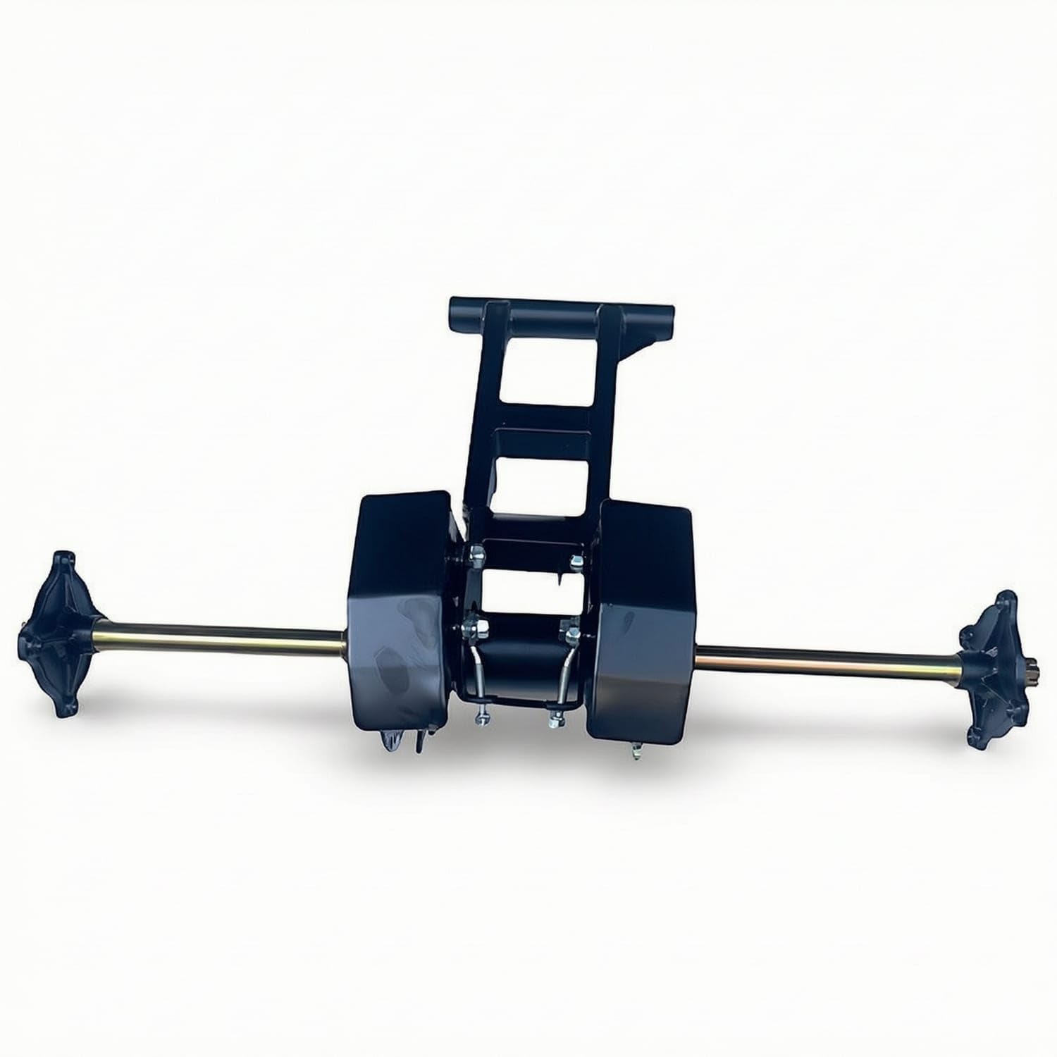 Black Rear Axle with Brackets Metal Rear Axle Assembly Heat Treated Heavy-Duty for DIY Builders, Hobbyists, Trike, Go-Kart, Off-Road Vehicle, Rear Axle 610MM|Axles Motors-image-12
