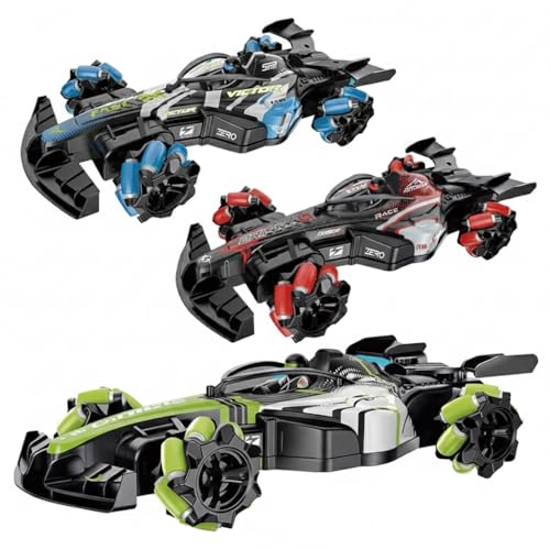 Image of Jack Royal Remote Control Drift Car 4WD 360 Rotating RC Race Sport Stunt Car, High Speed Form 1 Model Toy Birthday Gifts for Kids Boys (Green)
