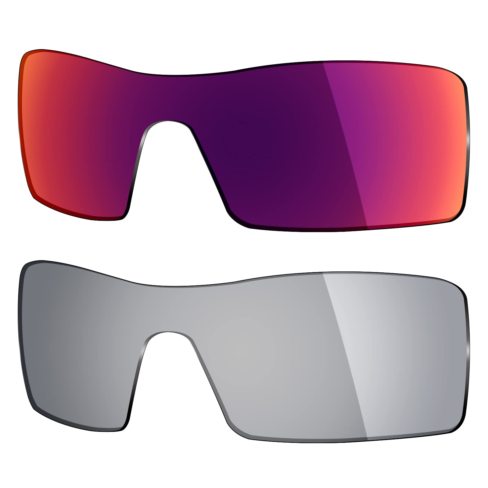 Mryok 2 Pair Polarized Replacement Lenses for Oakley Oil Rig Sunglass - Options