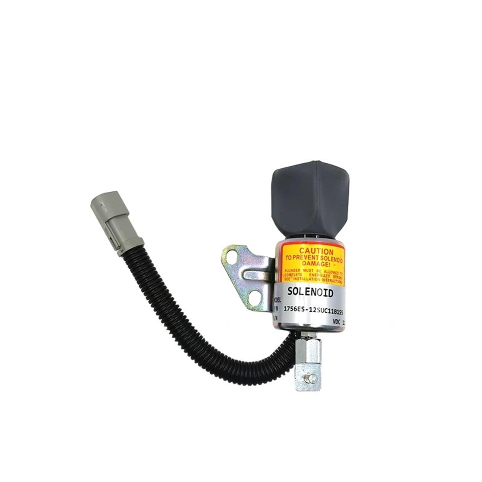 Construction Machinery Parts Excavator Accessories 1756ES-12SUC11B1S5 1G386-60013 Flameout Solenoid Valve (12V) for PC18