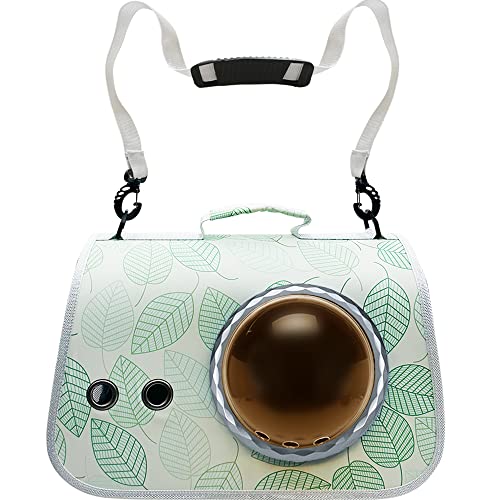Pet Carrier For Small Cat & Dog, Fashionable Cat Cage For Walking, Shopping, Hiking (Green, Rural Style) #TOP11