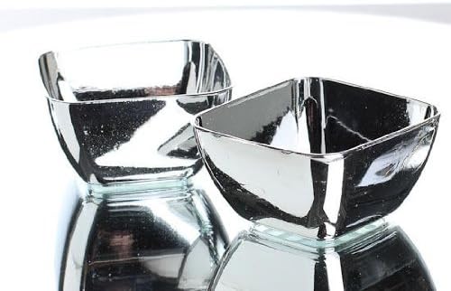 Paquete a granel de caramelos en miniatura de plata brillante, Hors D'eavres o cuencos de condimentos, para bodas, fiestas o todos los días, paquete