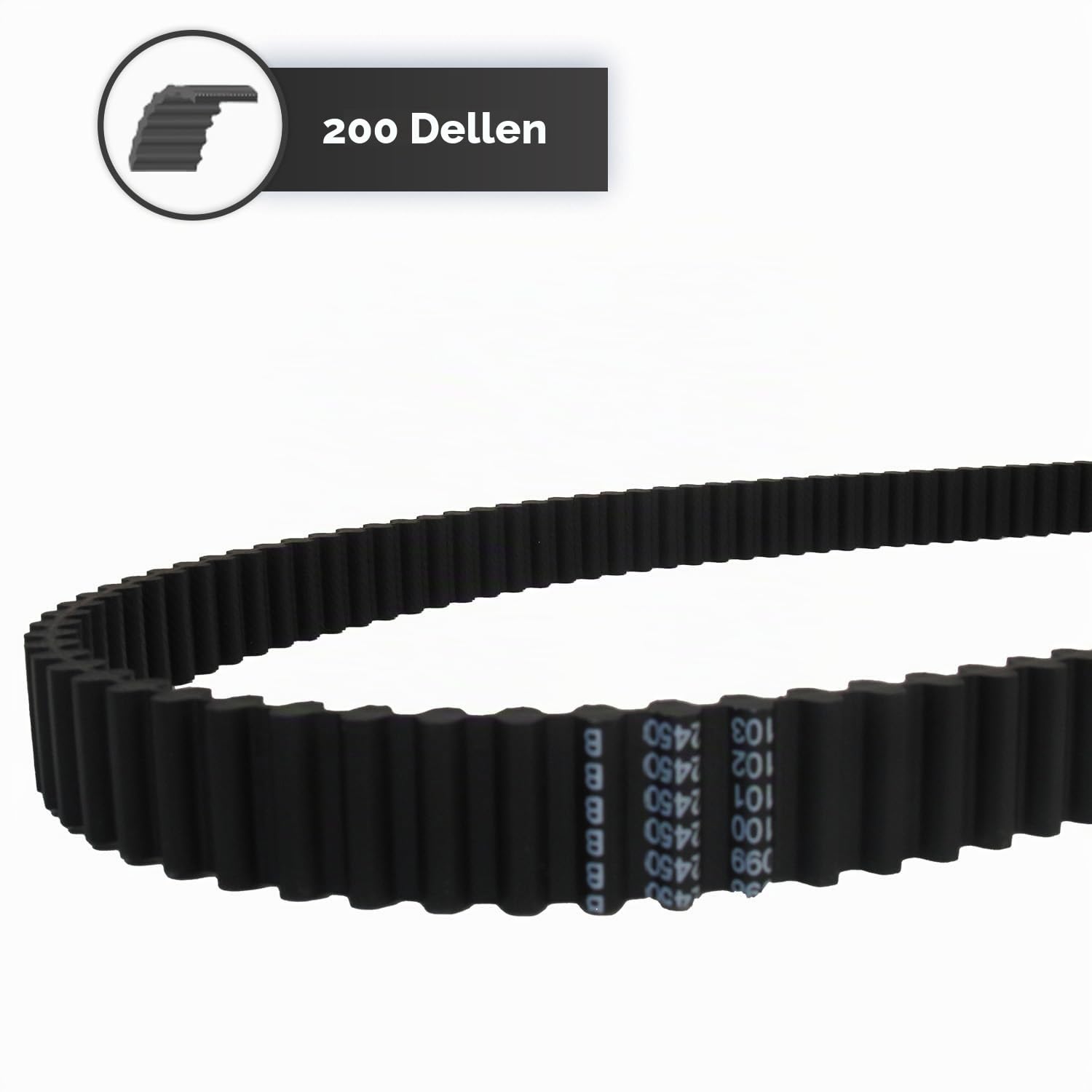 GREENSTAR - Keilriemen mit Doppelverzahnung – L 1600 mm, B 20 mm – robust und langlebig – ersetzt Originalteil Castelgarden, Dolmar, Honda, Husqvarna/Jonsered, STIGA, TORO, VIKING, WIKOV SLAVIA