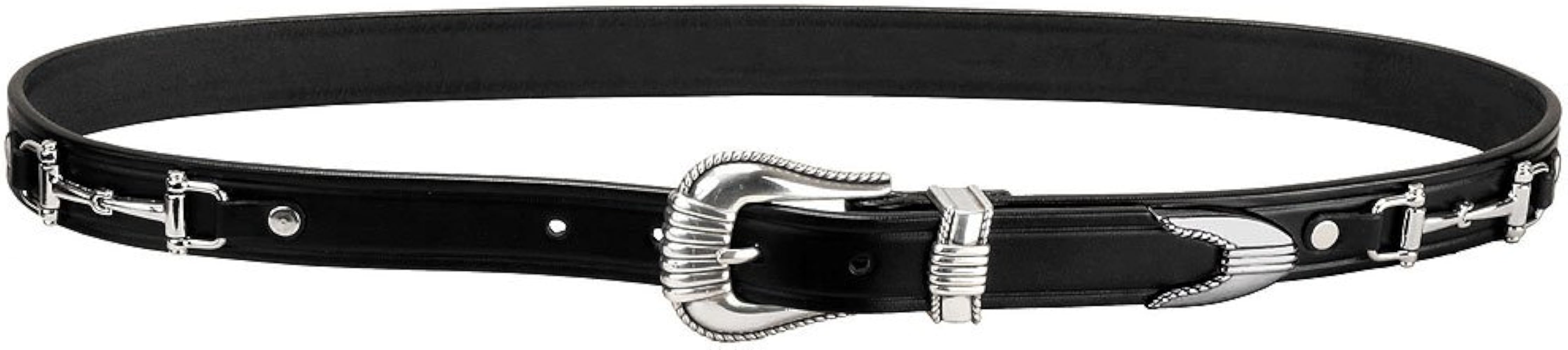 トリーレザー Leather Silver Buckle Set Belt Western Silver Buckle Set Leather Belt – Front General Store