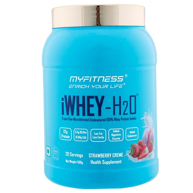 See full amazon price history chart for Myfitness iWhey H2O | 88% Protein Per Serving | 100% Whey Protein Isolate | Added Colostrum | Added Digestive Enzymes | Whey Protein Powder (Strawberry Creme, 500g (20 servings)) Myfitness iWhey H2O | 88% Protein Per Serving | 100% Whey Protein Isolate | Added Colostrum | Added Digestive Enzymes | Whey Protein Powder (Strawberry Creme, 500g (20 servings)) (B0CZ3WTY6L) Amazon Price History, Amazon Price Tracker