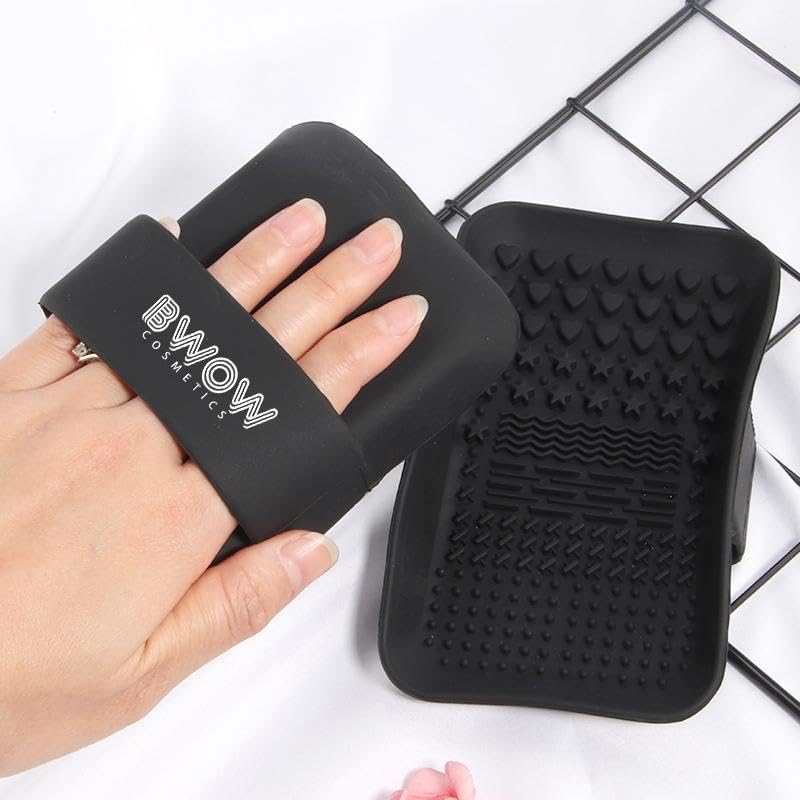 Makeup Brush Cleaning Mat Silicone Pad, Latex Free - Image 3