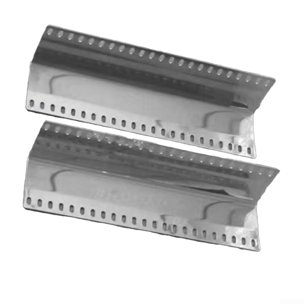 Tubo quemador de repuesto para horno de gas hecho de acero inoxidable con longitud ajustable para requisitos de holgura correctos (4 piezas plateadas)