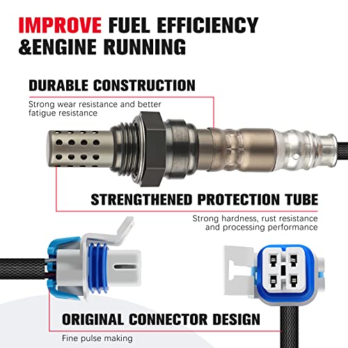 Sensor de Oxígeno Downstream 4 Cable para Chevy y GMC miniatura 4