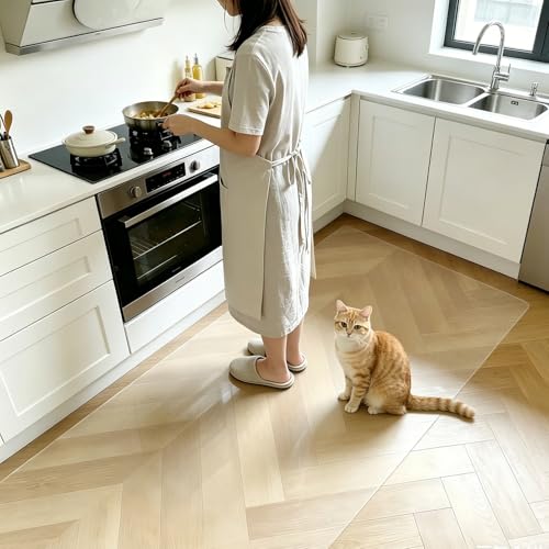 ���ی�}�b�g �䏊�}�b�g �L�b�`���} �b�g �����ƃG���{�X���H����I���� ����1.5mm ����~�� �r�j�[�� �t���[�����O ���h�~ �h�� �h�� ���g�[�Ή� �t���[�J�b�g �}�b�g 80 x 160 cm
