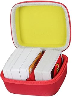 adada Hard Travel Case for Skip BO + UNO Card Game/Skip BO + Phase 10 Card Game.Fits up to 300 Cards.Not Including Cards (Red+Yellow)