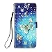 Produktbild WANYINGLIN Purse Compatible with Xiaomi Redmi Note 9T /Redmi Note 9 Pro/Redmi Note 9,Leather Leder Hülle Magnetic Flip Kickstand Wallet with Colorful Card Slot Holder Musterg Girl 3D Rose Cartoon