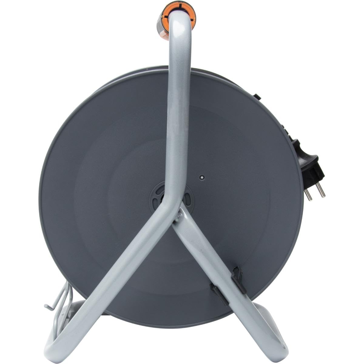 Zenitech - Enrouleur de Chantier IP44 4 Prises 16A 3G1,5mm² 25m - Orange