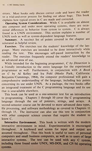 C by Dissection: The Essentials of C Programmin... 0805368612 Book Cover