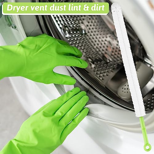 Image of Sewer Drain Brush, Drain Clog Remover, 17inch Flexible Long Pipe Hair Clogs Catcher Cleaner Tool for Toilet, Kitchen Sink, Bathroom Tub, Sewer Drain