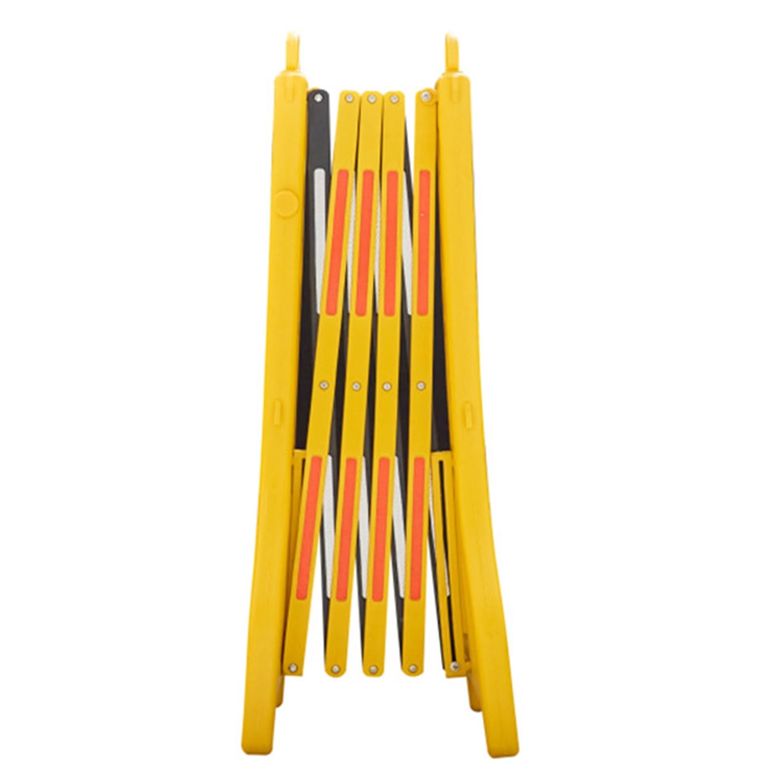 Barricata Mobile Espandibile, Recinto Stradale Pieghevole, Portone della Barriera di Sicurezza, Catena Barriera in Plastica Gialla, Recinto Stradale di Plastica
