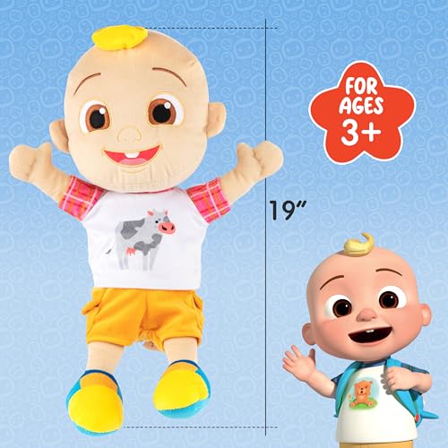 Image of Jay Franco CoComelon JJ Stuffed Pillow Buddy - Super Soft Polyester Microfiber, 17 inch (Official CoComelon Product)