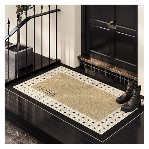 Tapis d'entrée résistant pour une maison propre et chaleureuse