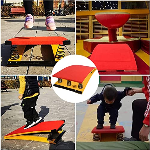 Traversa Elastica per Ginnastica Resistente, Traversata Elastica per Ginnastica - Tavoletta Elastica Curva Portatile per Principianti - Attrezzatura di Allenamento Rinforzata per Centri di g