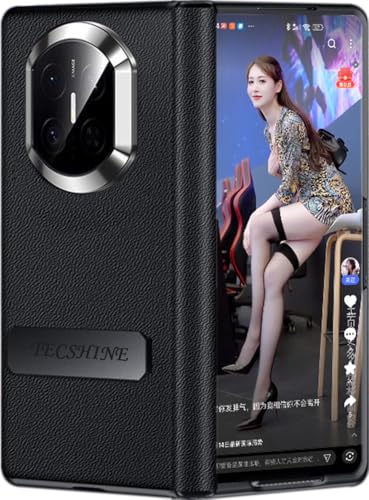 Custodia del Cellulare per Huawei Mate X7, Cover per Telefono in Pelle per Mate X 7, Protezione Cerniera del Telefono -Nero