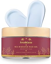 FreshLuxe Sea Radiant Face Gel | Almond Oil, Pomegranate Seed Oil & Jojoba Oil | Hydrating & Revitalizing | Unisex | 50gm