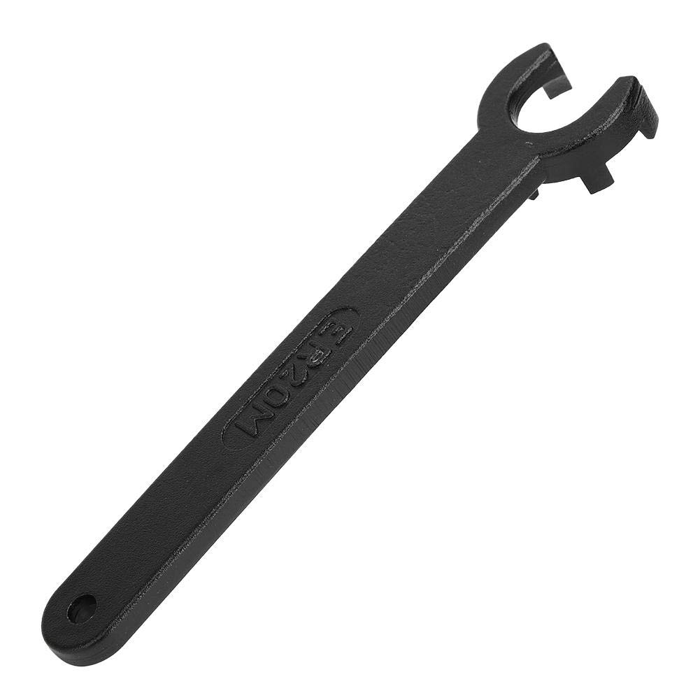 Chiave a pinza per serraggio, acciaio ad alto tenore di carbonio CNC Chiave a dado di serraggio tipo M per chiave a dado ER Chiave tipo M elevata durezza risparmia lo sforzo durante l'uso(ER20-UM)