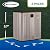 Suncast 2 Pack 9 Cu. Ft. Base Storage Cabinet, Resin Garage Organizer, Platinum Metallic/Slate