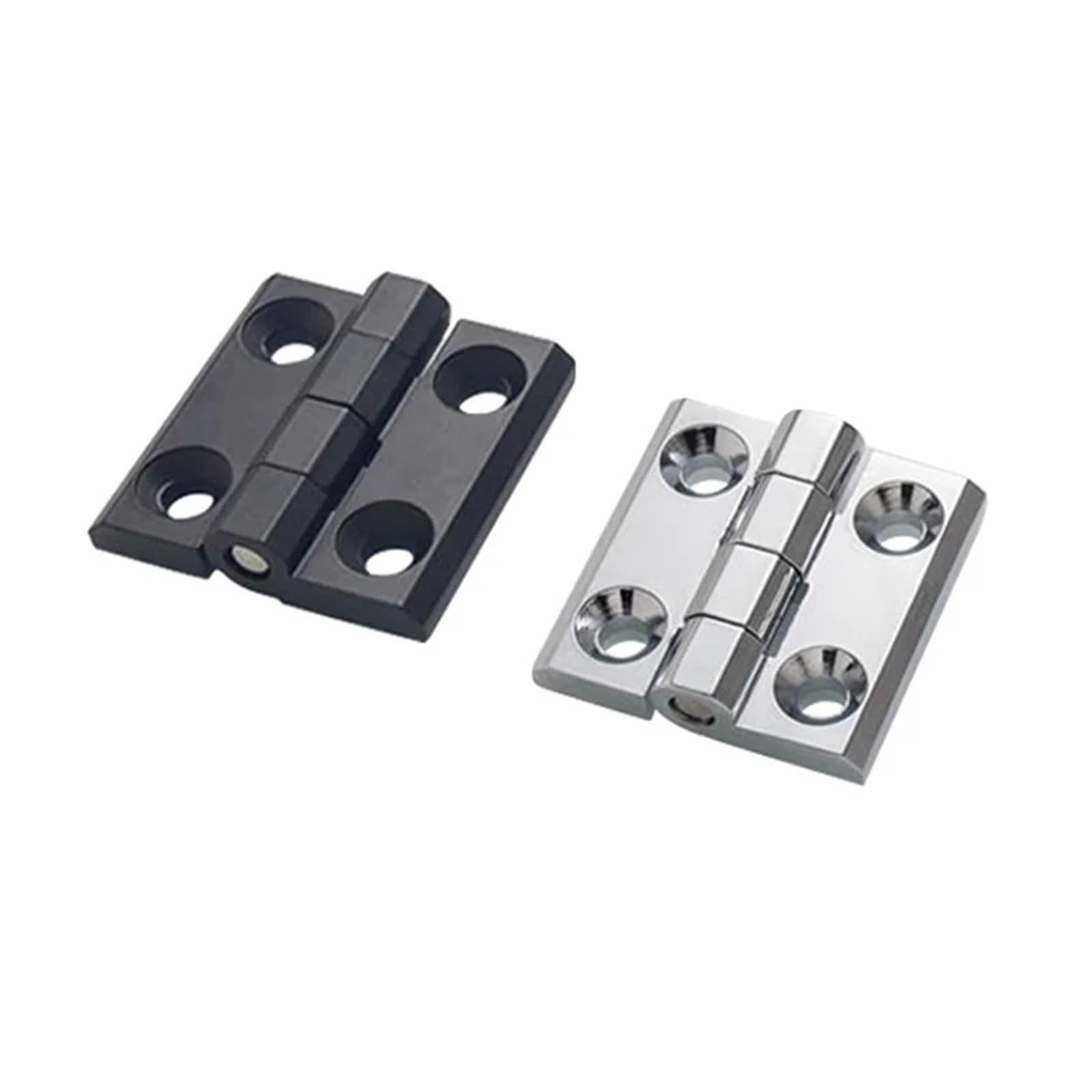 Rmwkrmogrf Black-1 Zinc Alloy Thickened Hinges Machinery Equipment Industrial Electrical Cabinet Doors Hardware 1Pcs(Black-1)