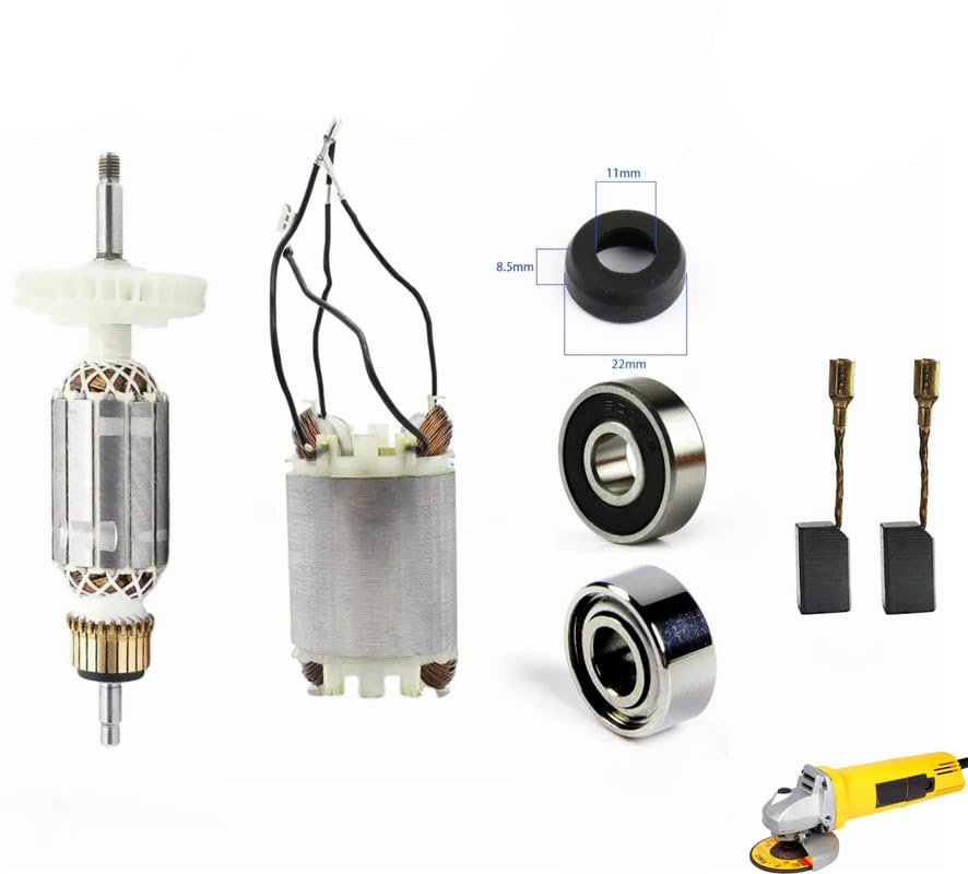 Angle Grinder DW801 And DW810 Spare Parts Armature,Coil,Bearing,Washer,Carbon (PACK OF 7) Angle Grinder (B0DDQ6JJ5M) Amazon Price History, Amazon Price Tracker