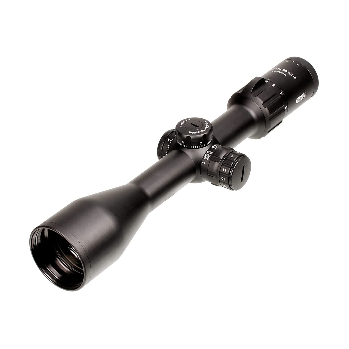 MeoptaMeoSport 3-15x50mm SFP 4C RD Scope, Matte Black Anodized, 1047491