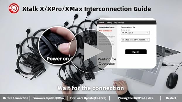 Amazon.com: SYNCO XTALK X2 Wireless Intercom Headset System