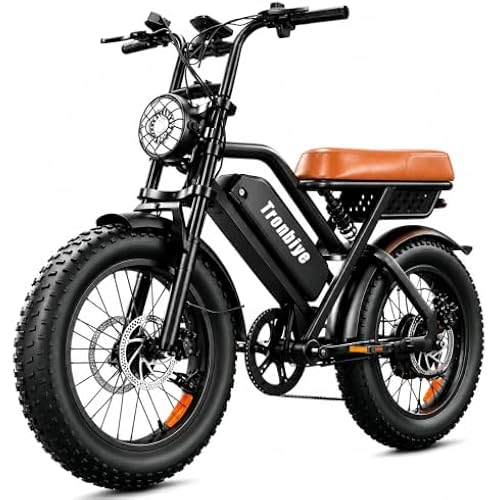 16" Fat Tire Electric Bike, 1500W Peak Motor, 48V 15.6AH Large Battery, 70M Assist Range, 23MPH Top Speed, 7 Speed Gears, Full Disc Brake, High Load Capacity, 1-Year Warranty