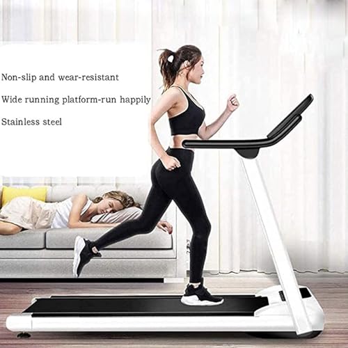 Image of Electric Treadmill-Ultra-Thin Mute Folding Walking Treadmill - for Home /Office Portable Fitness Equipment-Small Unisex Walking Machine