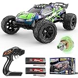Womaqu 1:10 Großes RC Auto 18 Zoll, schnelles ferngesteuertes Auto, 45+ km/h RC Offroad Elektro-Truck, inkl. 2 wiederaufladbare 2600-mAh-Akkus, RC Autos für Erwachsene & Jungen