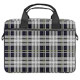 La bolsa de hombro de lona para portátil es ligera. Asas cómodas para un transporte cómodo y elegante