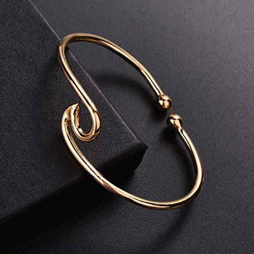 Bohemia Ocean Wave Bracelet Wave bangle Wire wrap Gold Silver Sea Wave Island Surfer Cuff Adjustable Bracelet4