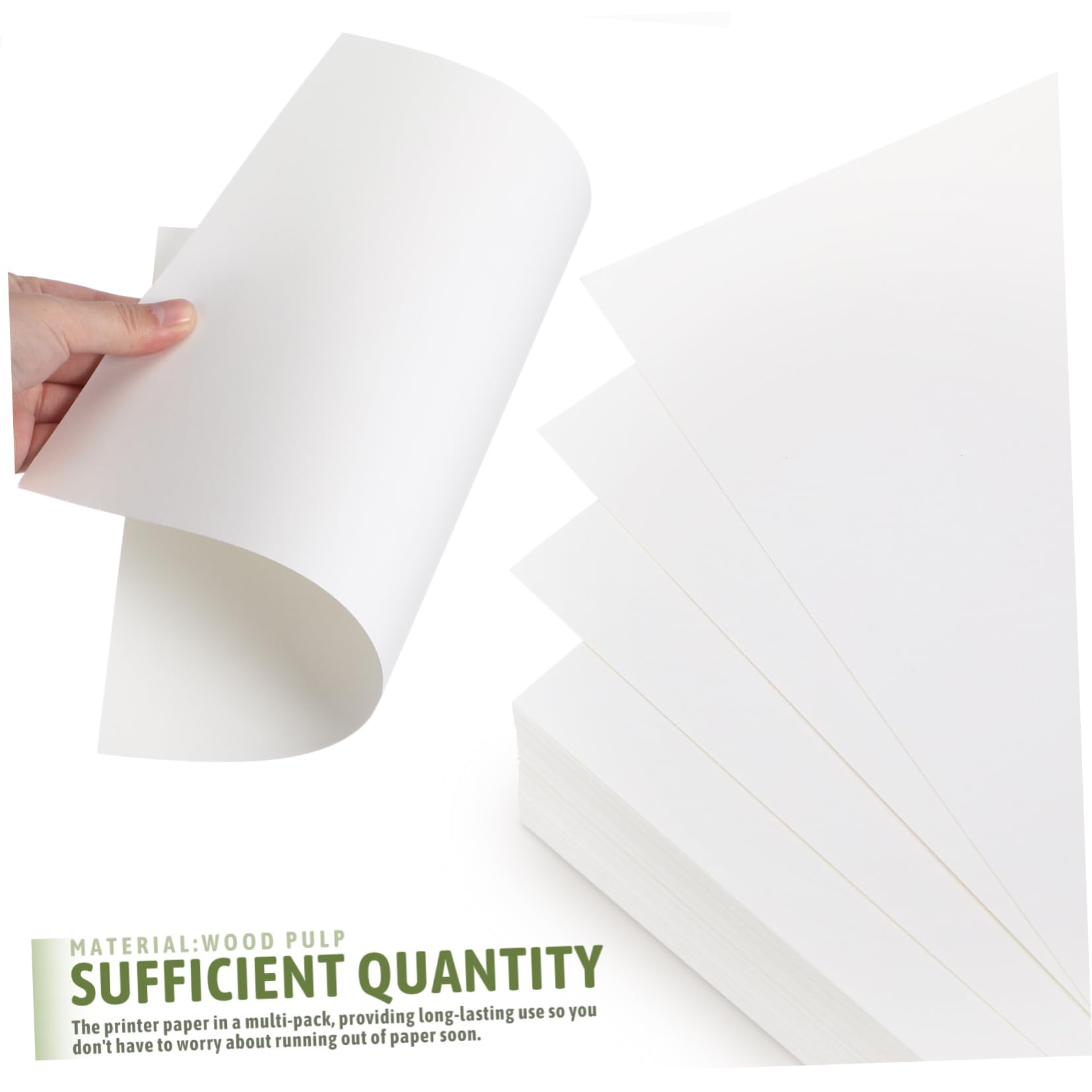 NUOBESTY A4 Druckerpapier 100 Blatt Stoff in Beige für Klares Drucken und Vermeidung von Verschmierungen für Kleine Büros