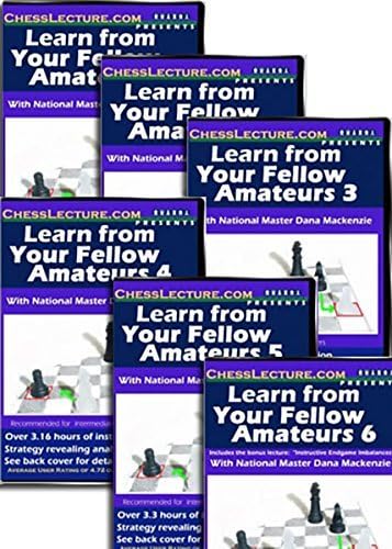 Chess Lecture Learn from Your Fellow Amateurs 6 DVD Set
