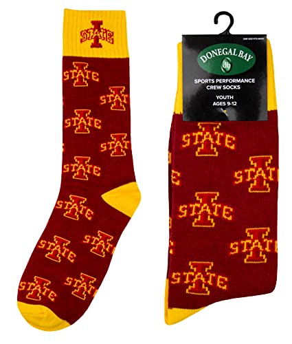 Iowa State Cyclones Kids Crew Socks
