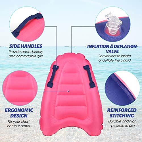 Prancha de surf inflável com alças para crianças adultos prancha de natação inflável para praia surf