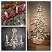 PChero Window Candles, 10 Packs Warm White Battery Operated Waterproof LED Flameless Taper Ivory Floating Candles with Remote Timer and Dimmable, Ideal for Home Indoor Outdoor Christmas Trees Decor