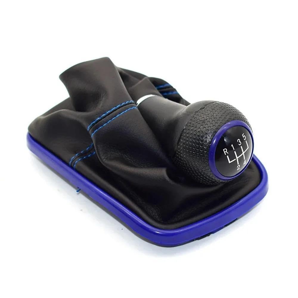 Sxqpocar 5 Speed A 5 6 Speed Gear Shift Knob Lever Shifter Gaitor Boot For Golf 4 Iv Mk4 For Gti For R32 For Bora For Jetta Mt 1999-2004 Shift Lever Head(5 Speed A)