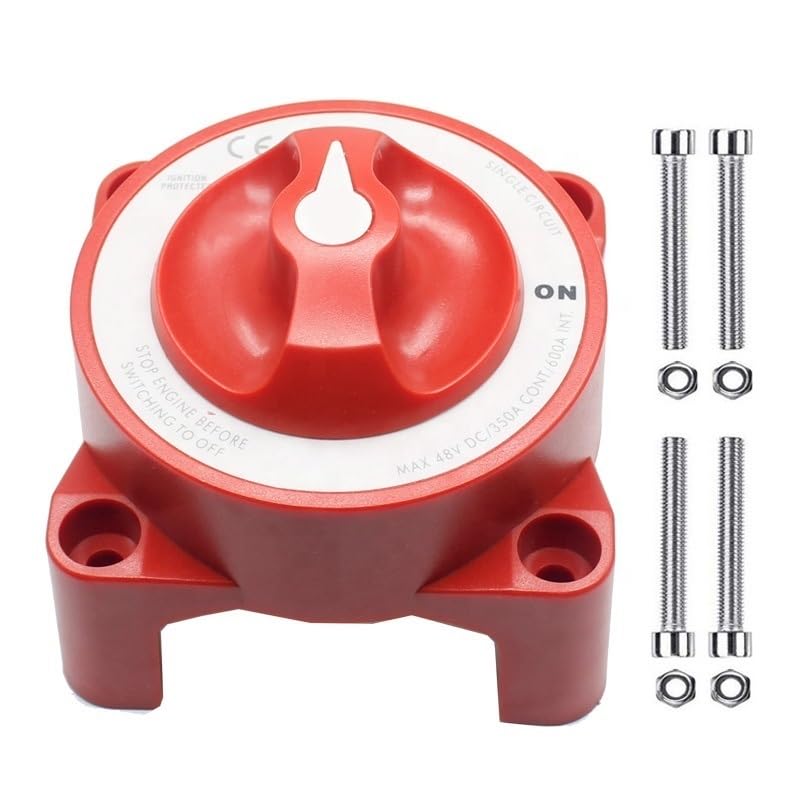 2 Position 32V 350 Amp E-Series Waterproof Ignition Protected Marine Boat Dual Battery Isolator Switches