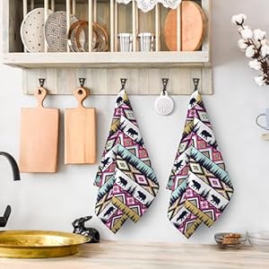 Farmhouse Dish Towels for Kitchen Drying, Vintage Country Cabin Kitchen Towels Set of 2,Absorbent Hand Towels Tea Towels for Bathroom Baking Cooking Mountain Gifts Farmhouse Dish Towels for Kitchen Drying Vintage Country Cabin Kitchen Towels Set of 2Absorbent Hand Towels Tea Towels for Bathroom Baking Cooking Mountain Gifts