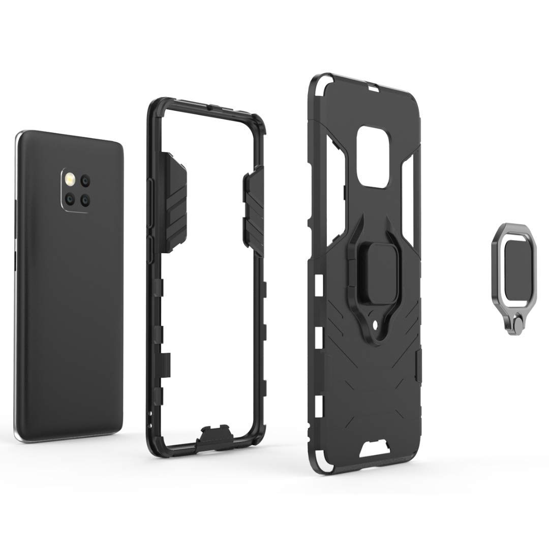 Compatible with Huawei Mate 20 Pro Case, Metal Ring Grip Kickstand