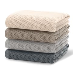 AMFUN 4 Pezzi Strofinacci da Cucina, Asciugamani Cucina, Morbidi Strofinacci Assorbenti, Riutilizzabile e ad Asciugatura Rapida Strofinacci Cucina 65x45cm (Mescolare Colori)